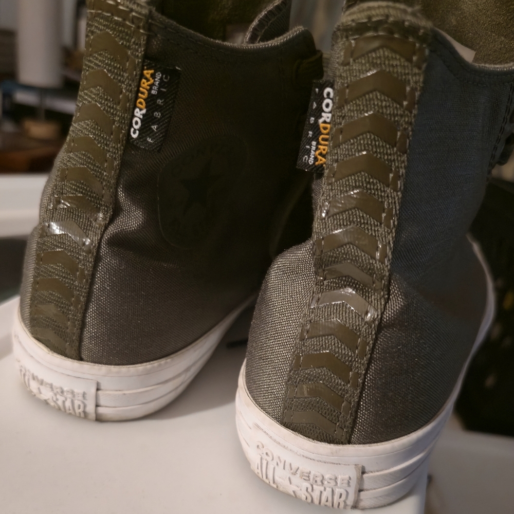 Converse Chuck Taylor Allstar CORDURA HI Olive HI Trainer - - Picture 6 of 9